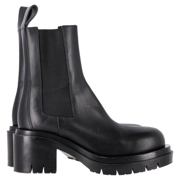 Bottega Veneta Shoes - Bottega Veneta Lug Chelsea Boots in Black Leather